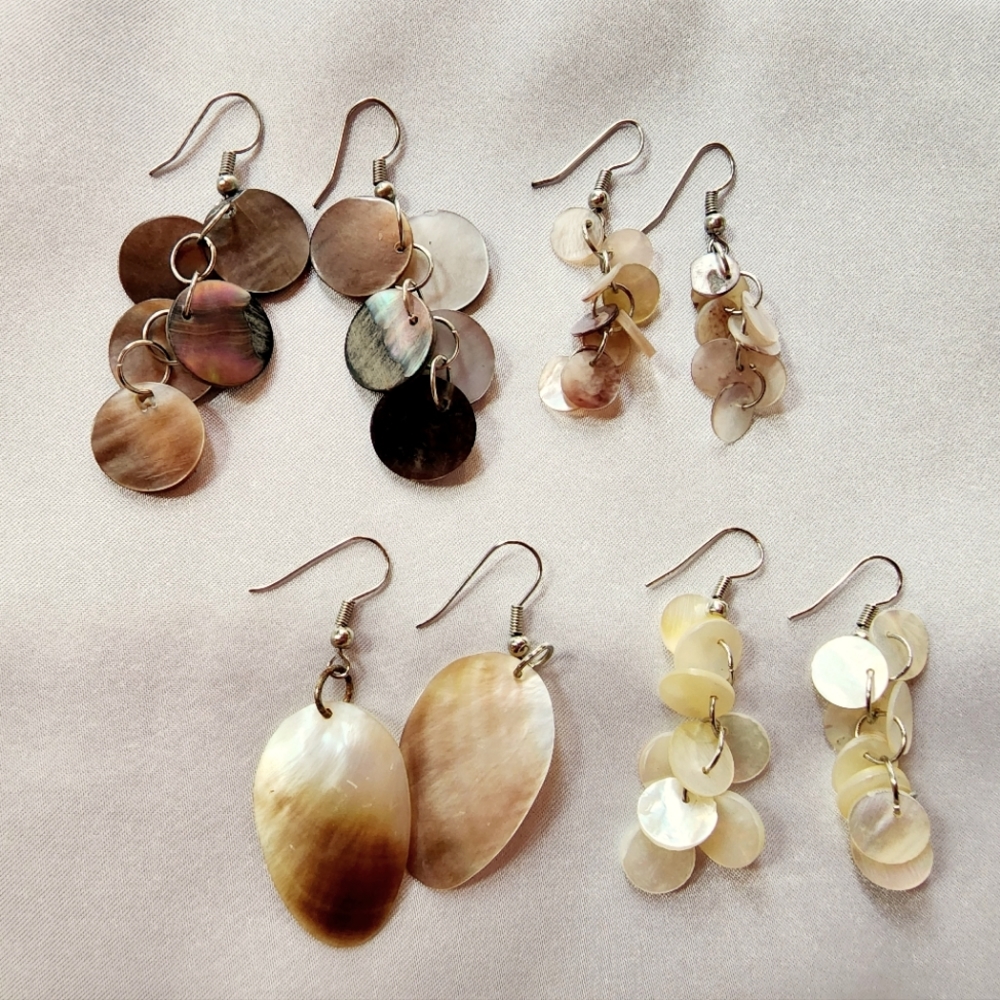 Authentic Capiz Shell Earrings